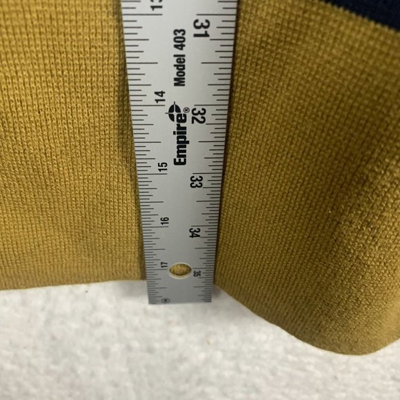 J. Crew Sweater Women Medium Blue Striped Wool Cotton Long Sleeve Cardigan 7654 - Picture 7 of 8